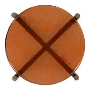 Jovanna Side Table Rust