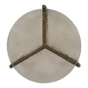 Corentin Side Table Antique Brass