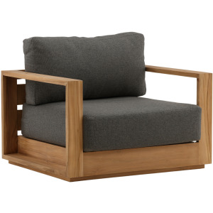 Darlene Outdoor Sofa Chair Charcoal