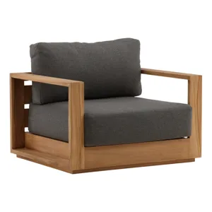 Darlene Outdoor Sofa Chair Charcoal