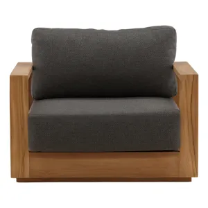 Darlene Outdoor Sofa Chair Charcoal