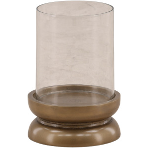 Fairmont Candle Holder Antique Brass Small