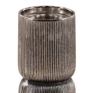Jett Candle Holder Antique Nickel Small