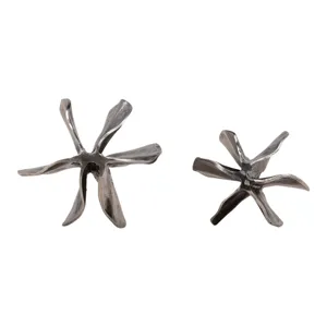 Melisandre Sculpture Set Of 2 Antique Nickel