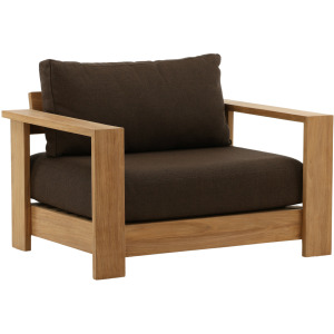 Naya Outdoor Sofa Chair Brown