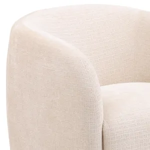 Neva Swivel Chair Cream