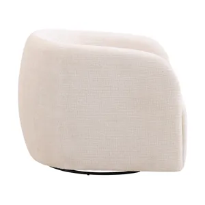 Neva Swivel Chair Cream