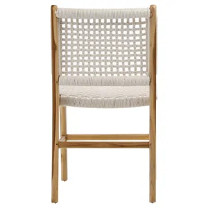 Diaz Dining Chair White Rope