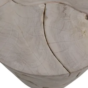 Briar Round Side Table Bleached