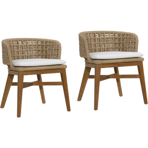 Keith Dining Chair Set Of 2 Natural
