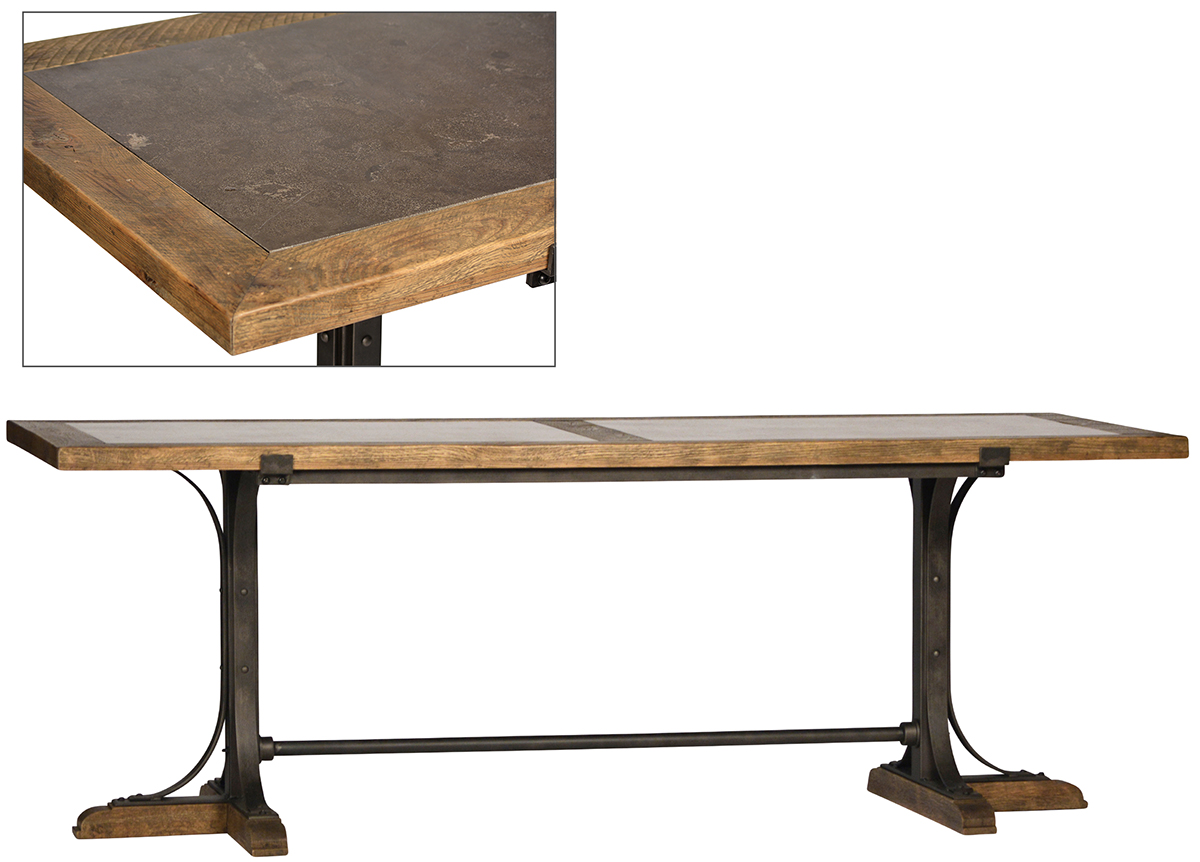 PIKE DINING TABLE DOV5151 by Dovetail Furniture at Davis Furniture Store