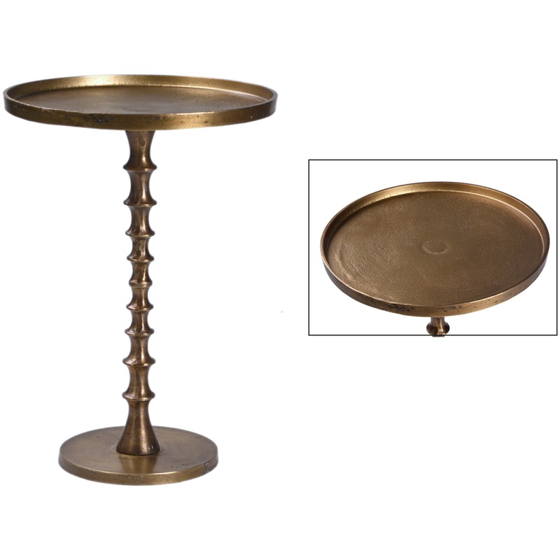 BRADFORD SIDETABLE BRASS