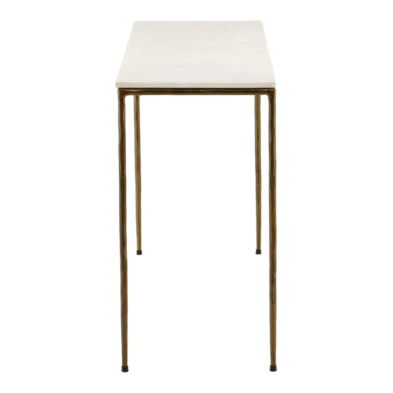 Perugia Console Table Antique Brass