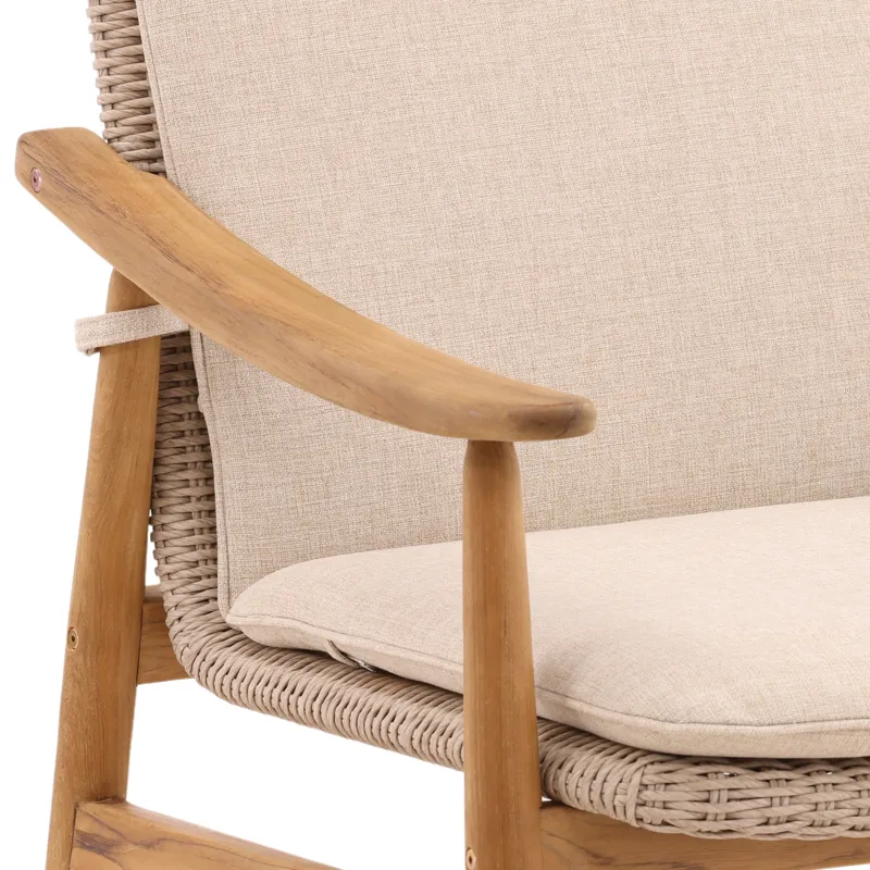 Wembley Outdoor Dining Chair Set Of 2 Beige