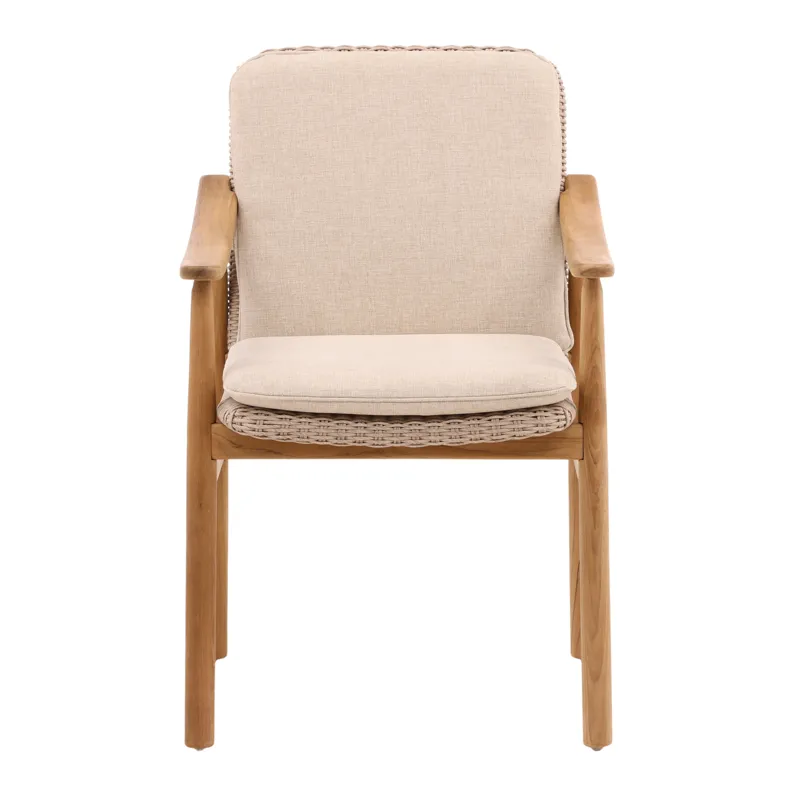 Wembley Outdoor Dining Chair Set Of 2 Beige