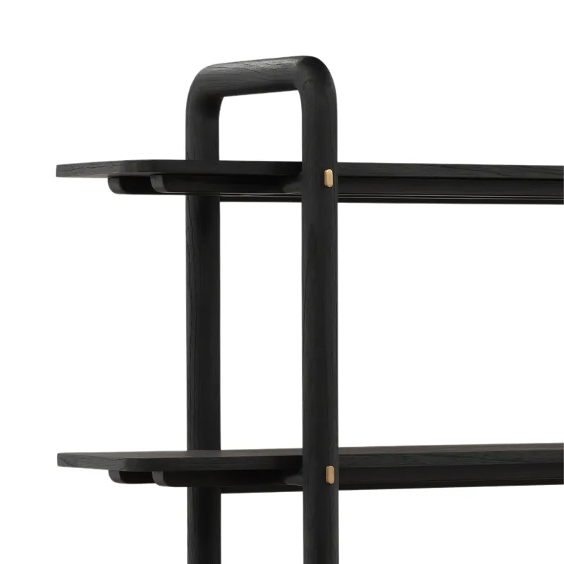 Orwell Bookcase Black