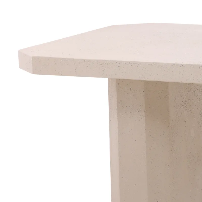 Prism Outdoor Dining Table Ivory