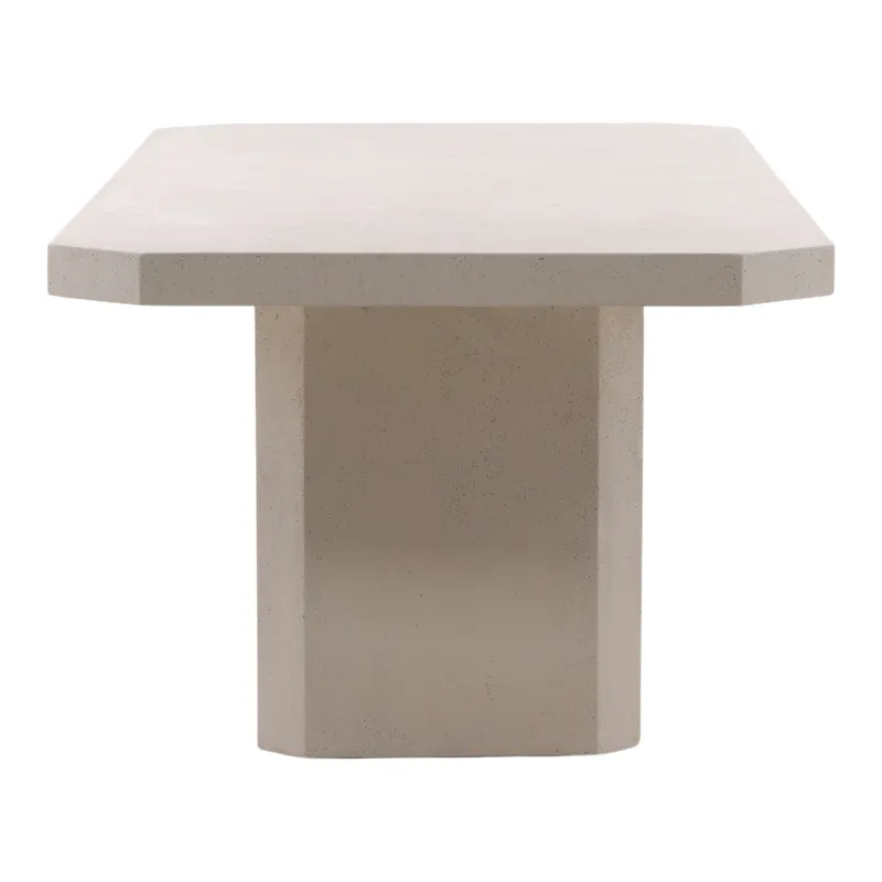 Prism Outdoor Dining Table Ivory