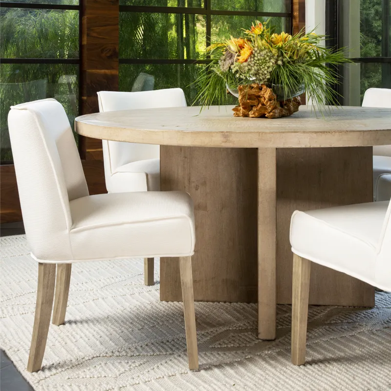 Sizan Dining Chair W Perf Fabric