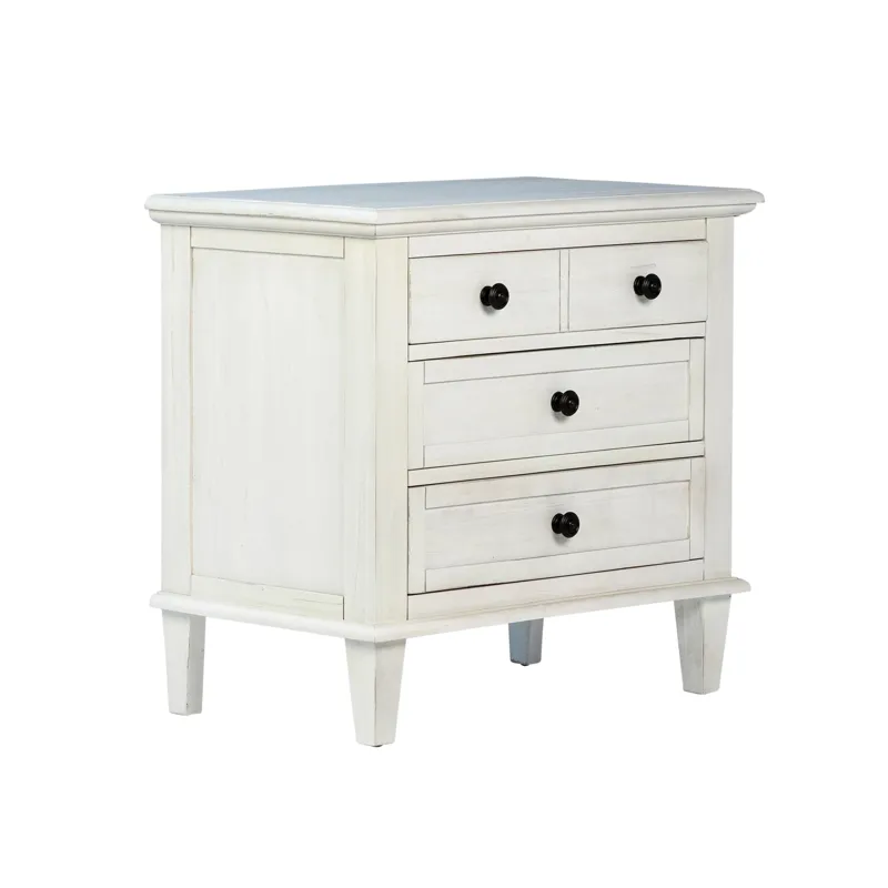 Lugano Nightstand With 3 Drawers