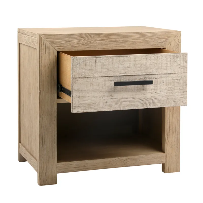 Roux Single Drawer Nightstand Light Warm Wash