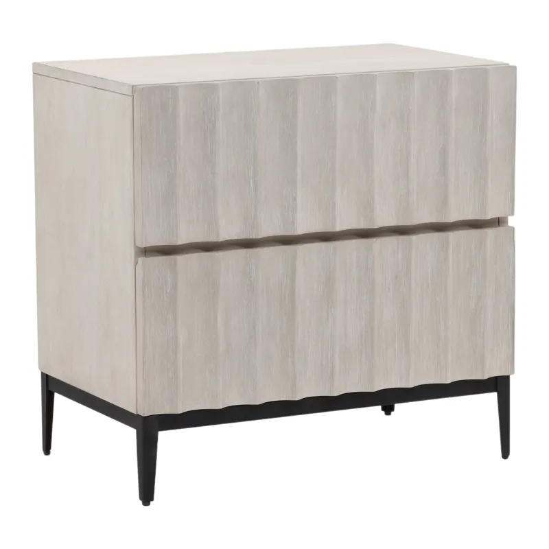 Silvia Nightstand Light Grey