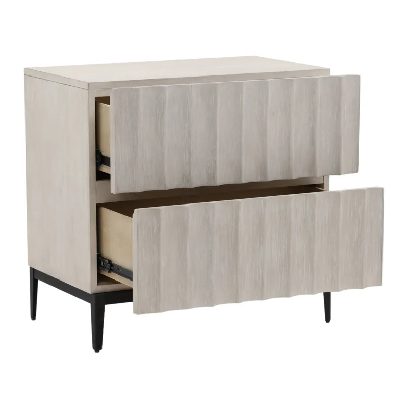 Silvia Nightstand Light Grey