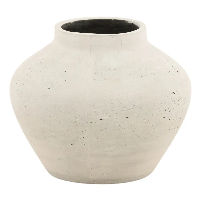 Jocasta Vase Antique White Large
