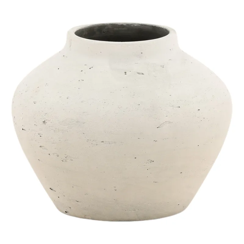 Jocasta Vase Antique White Medium