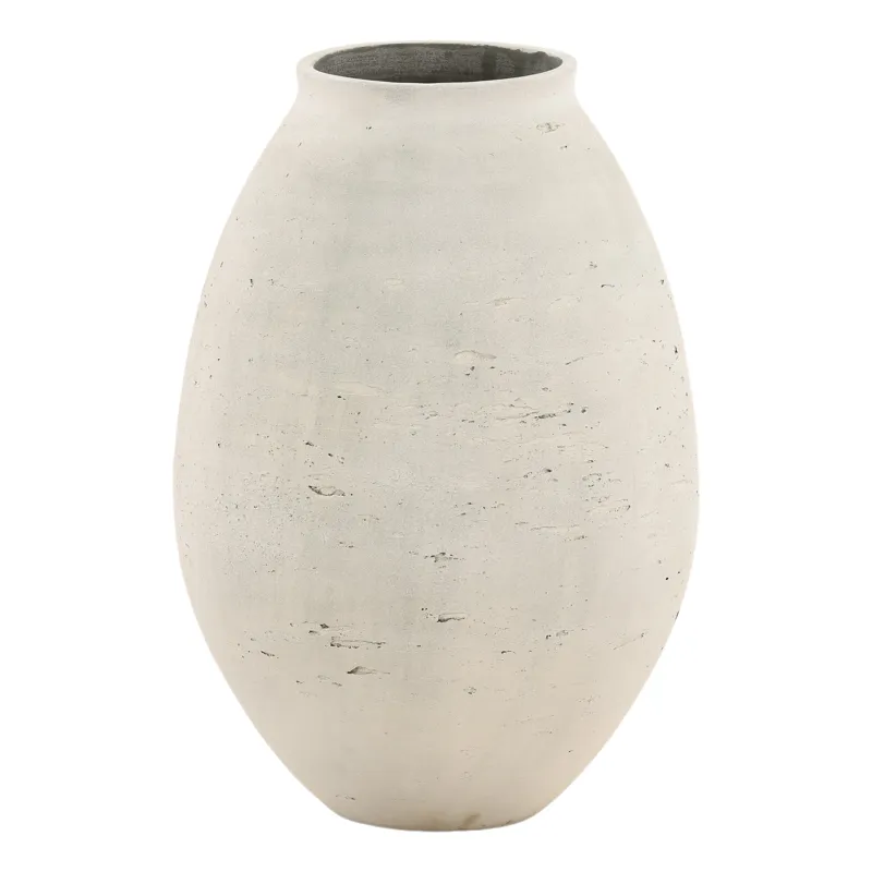 Charon Vase Antique White Large