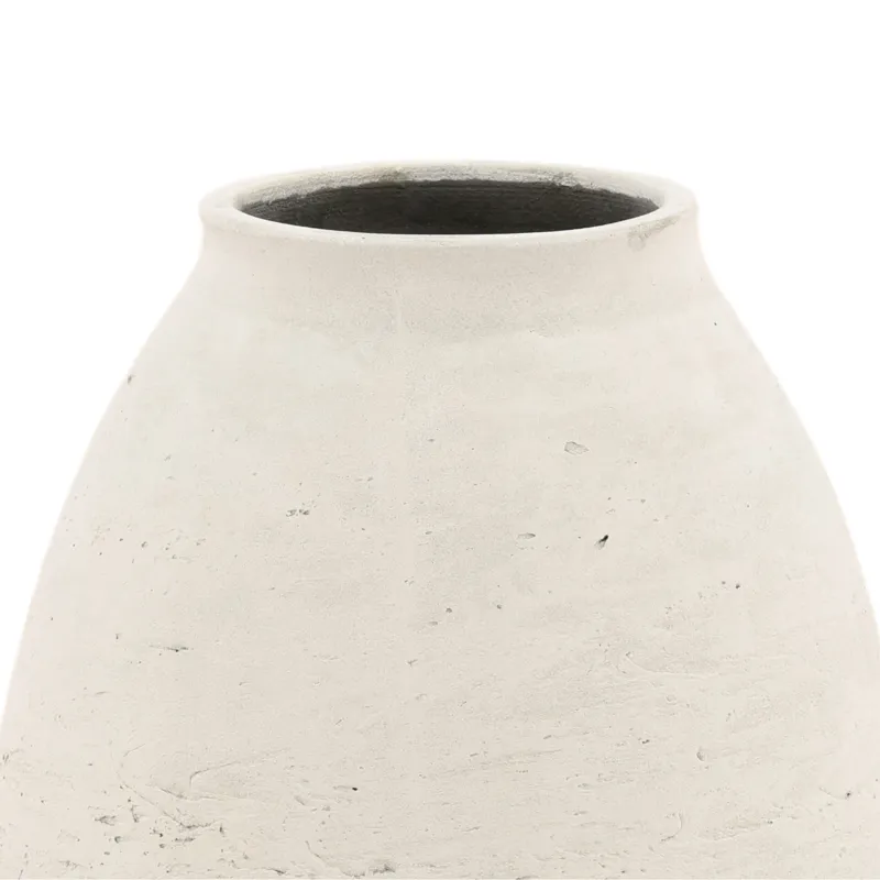 Charon Vase Antique White Medium