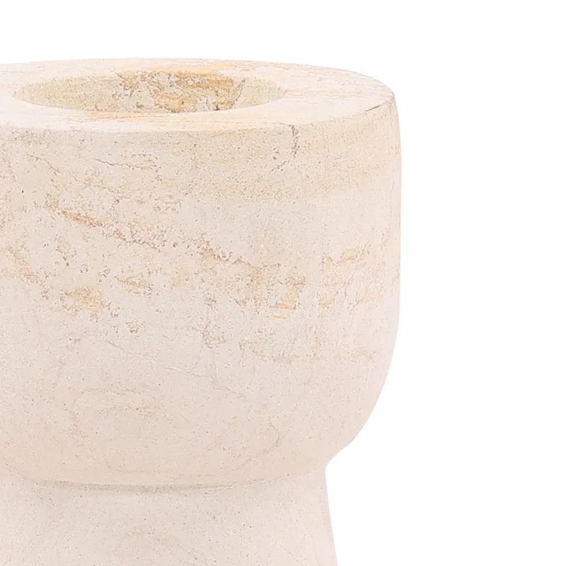 Yann Candle Holder Brown