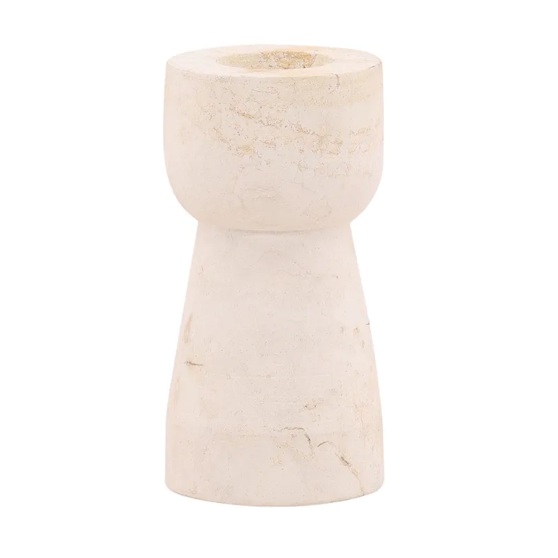 Yann Candle Holder Brown