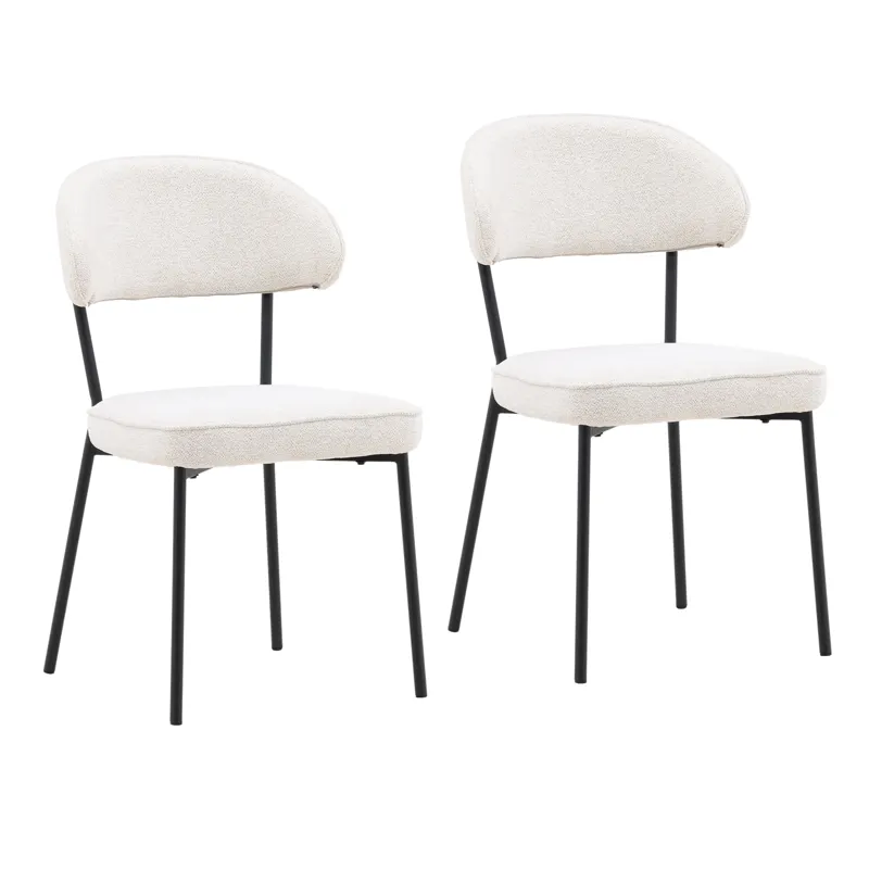 Mira Dining Chair Set Of 2 Cream