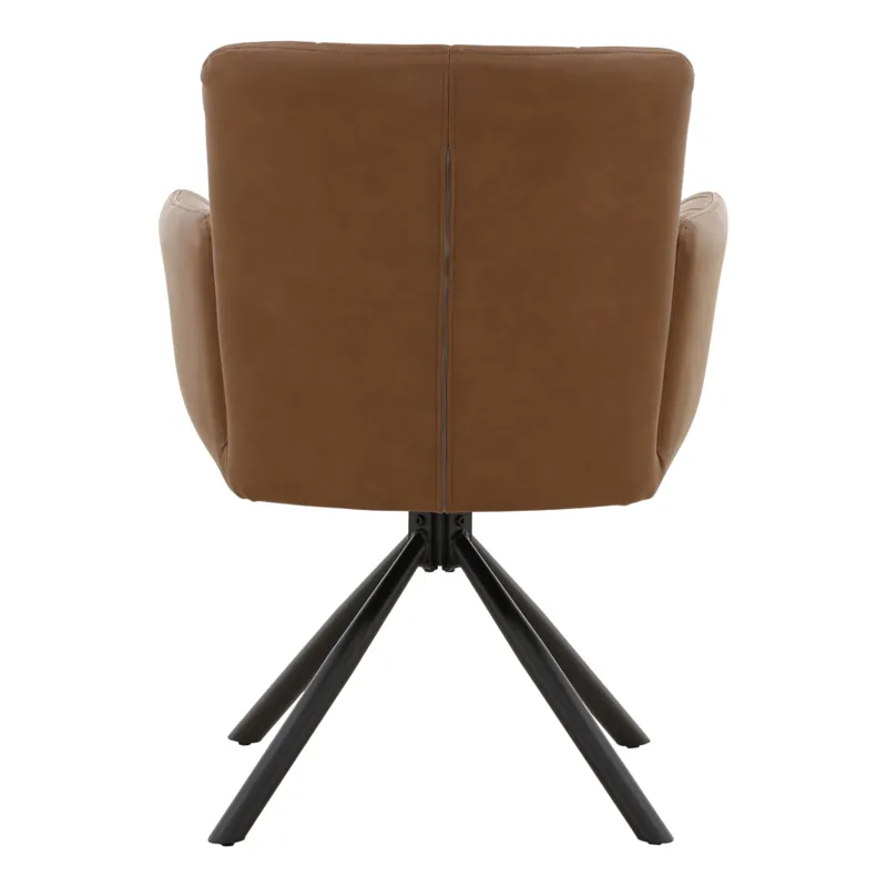 Stefano Dining Chair Set Of 2 Cognac