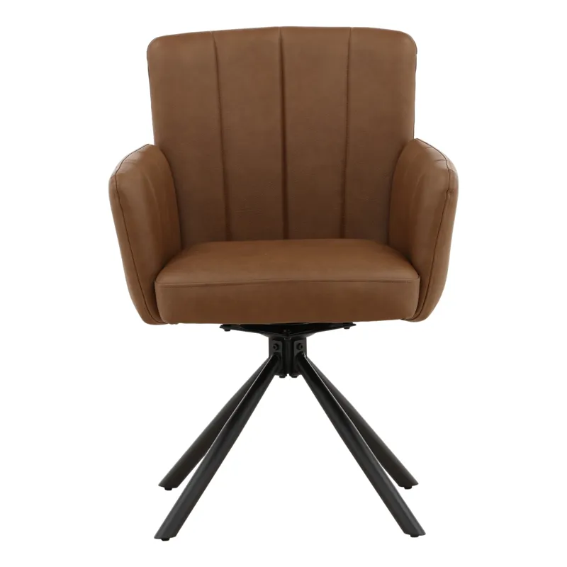 Stefano Dining Chair Set Of 2 Cognac