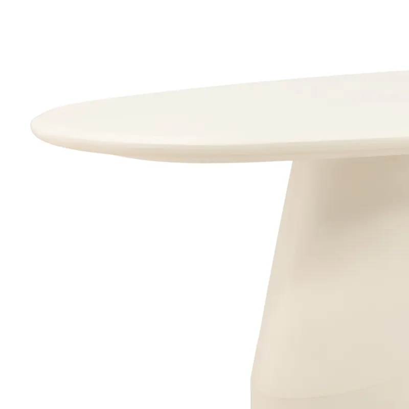 Turell Outdoor Dining Table Ivory