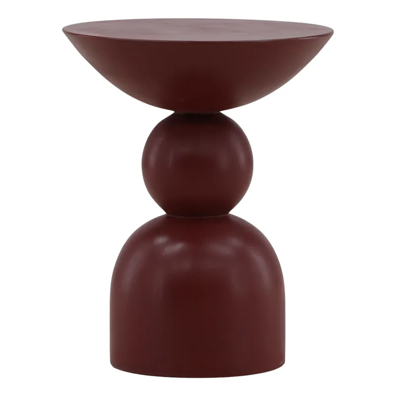 Xaviera Outdoor Side Table Red
