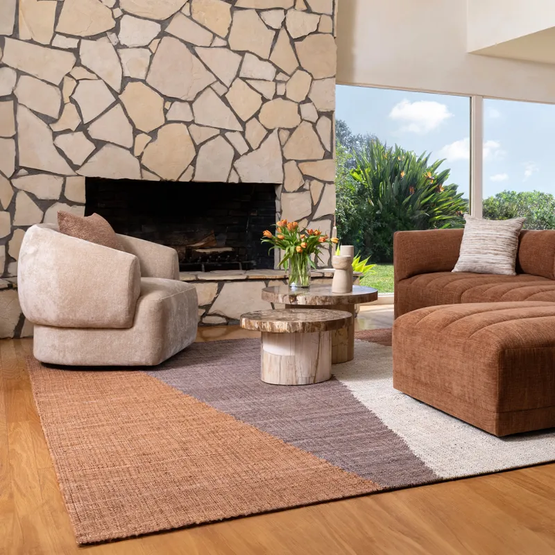 Rosalinda Rug Brown 8×10