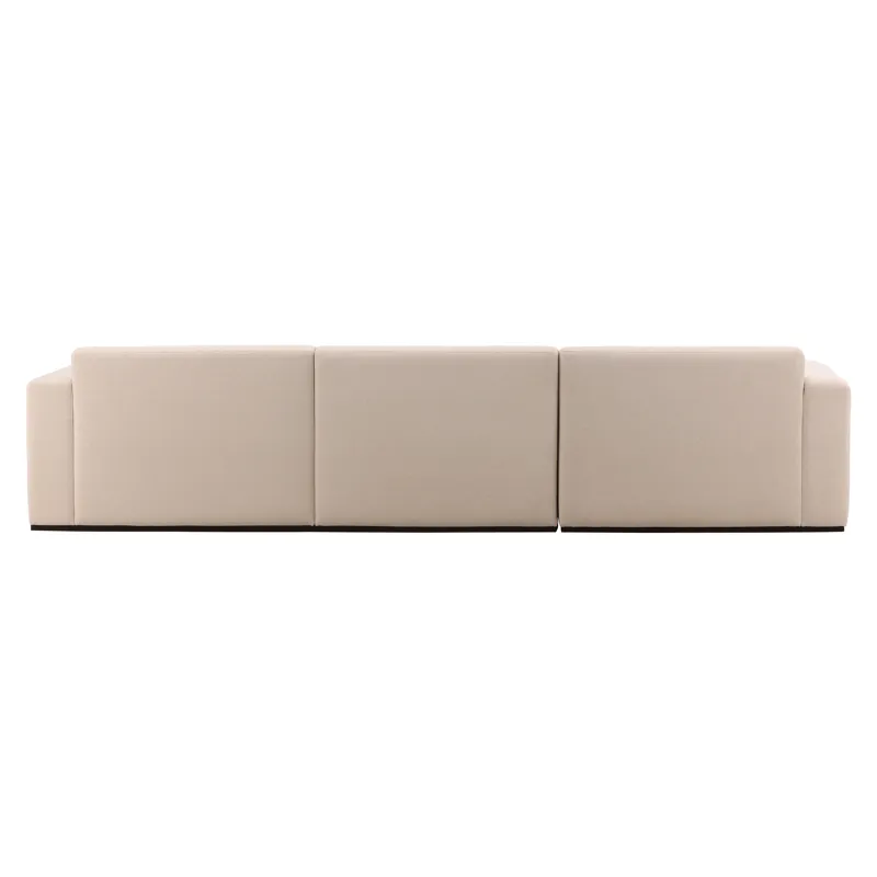 Brooklyn Chaise Sectional Cream