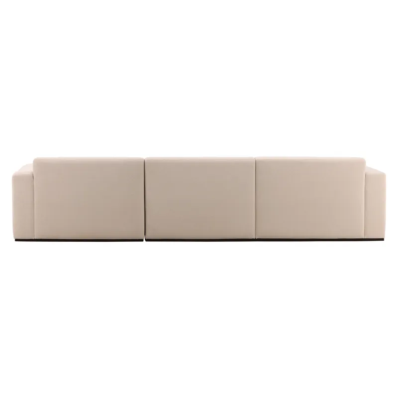 Brooklyn Chaise Sectional Cream