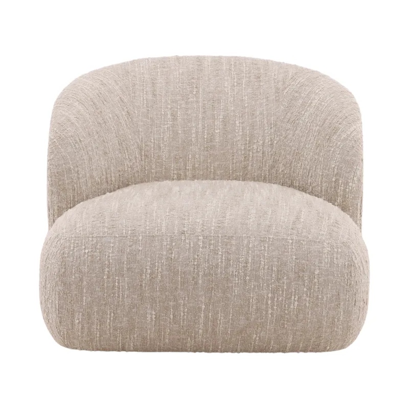 Romy Swivel Chair Beige