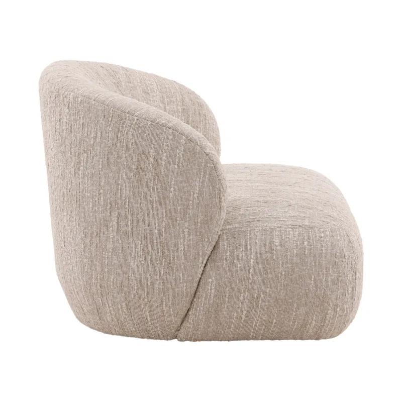 Romy Swivel Chair Beige