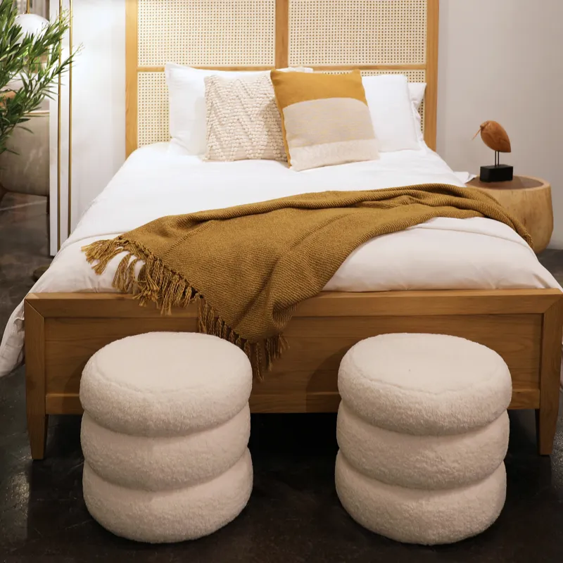 Jolo Ottoman W Perf. Fabric