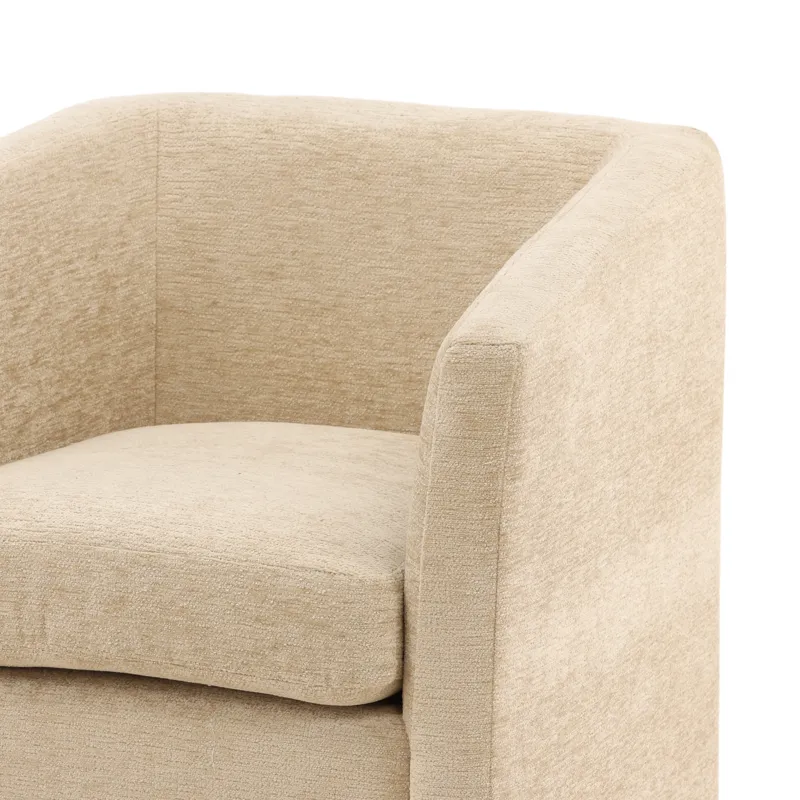 Helga Dining Swivel Chair Sand