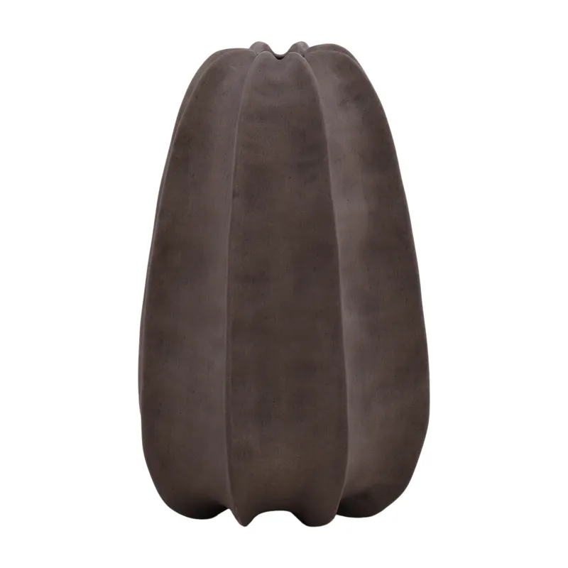 Gwynn Vase Brown