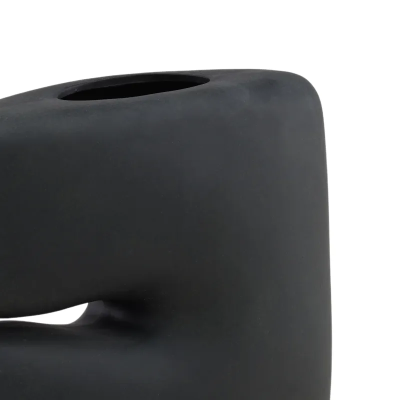 Niamh Vase Black