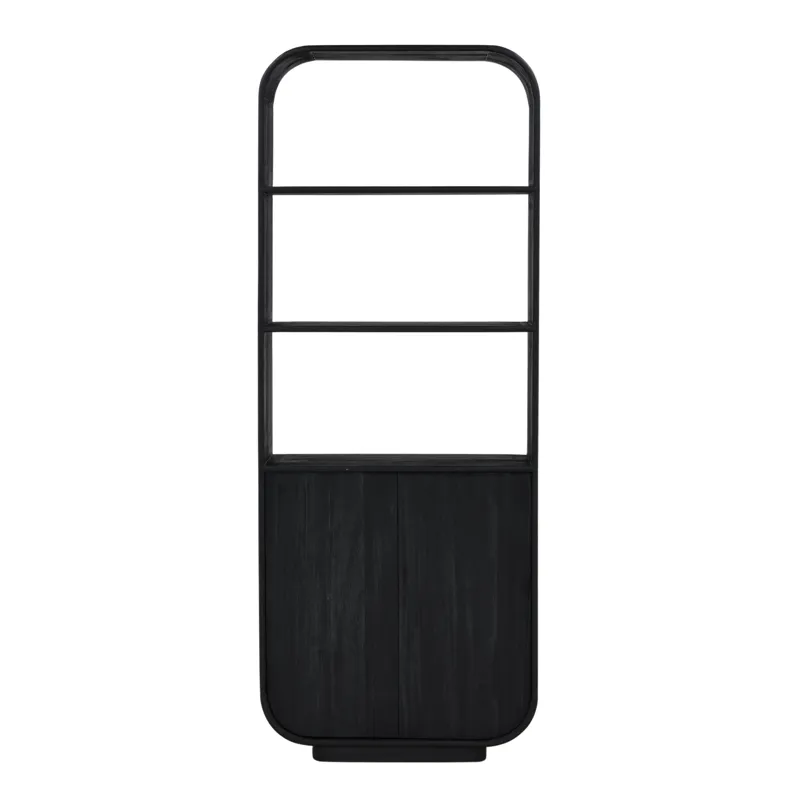 Ines Bookcase Black