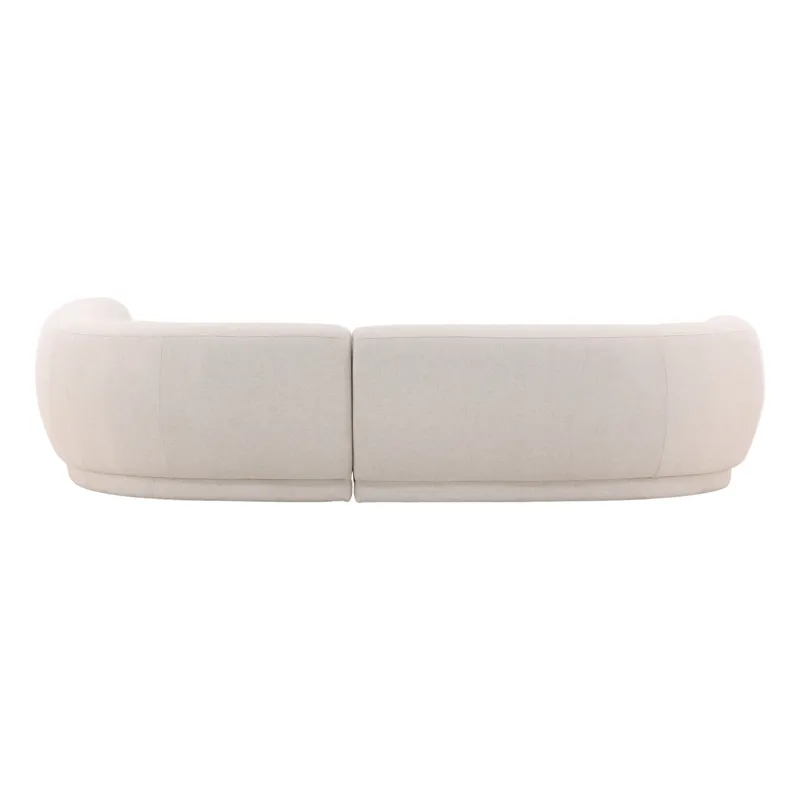 Lake Chaise Sectional Cream C0