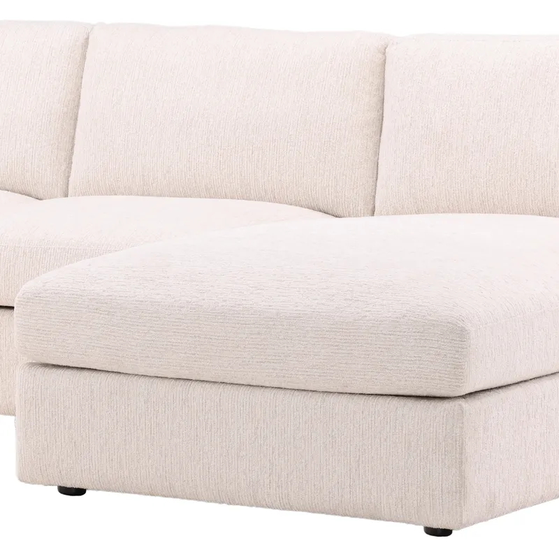 Bryce Chaise Sectional Cream